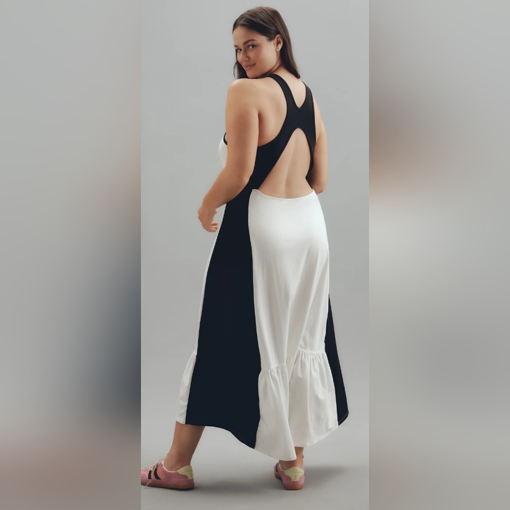 Daily Practice Colorblock Racer Midi Dress - Picture 8 of 8